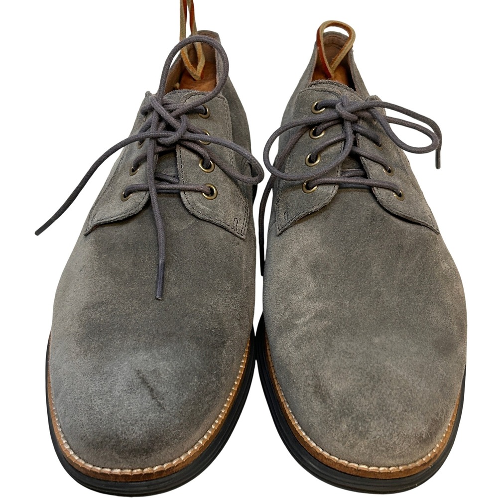 Cole Haan Grand Gray Suede Oxford Dress Shoes C26193‎ Men's 10.5 US